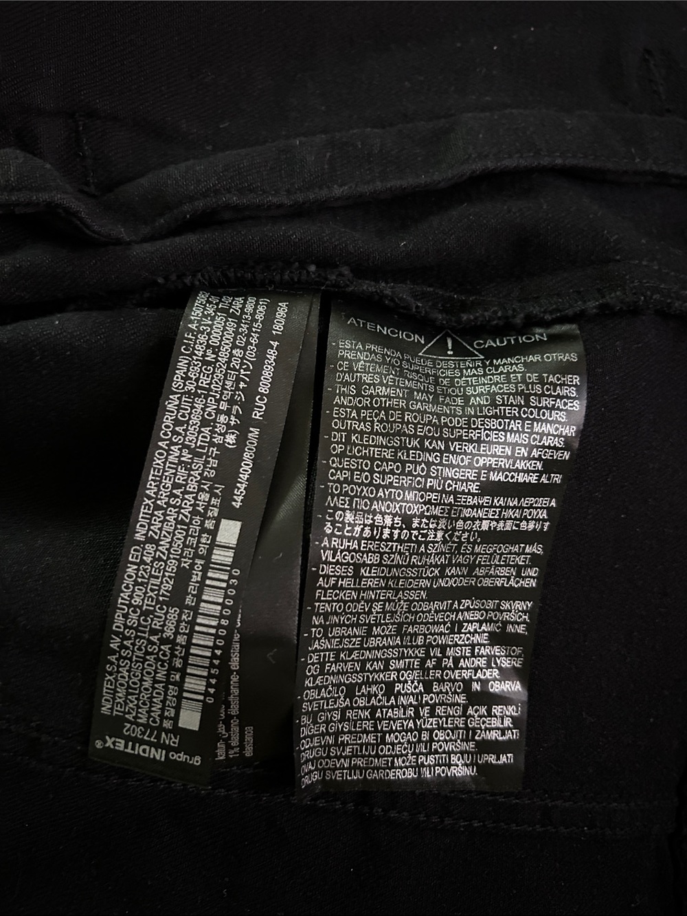 Zara Black Denim Trucker Jacket - Picture 4 of 8